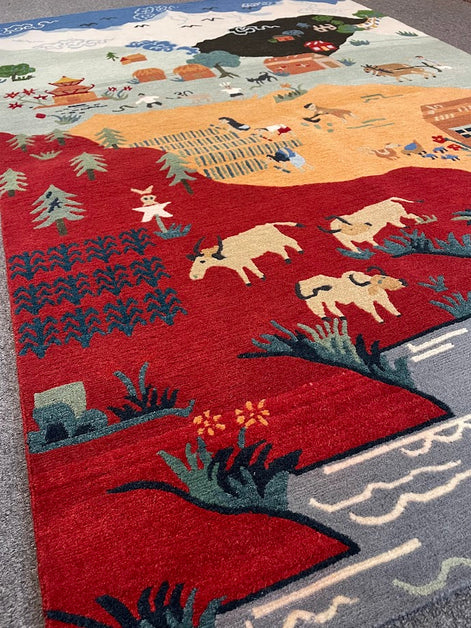 Tibetan Village 4'0 x 6'0