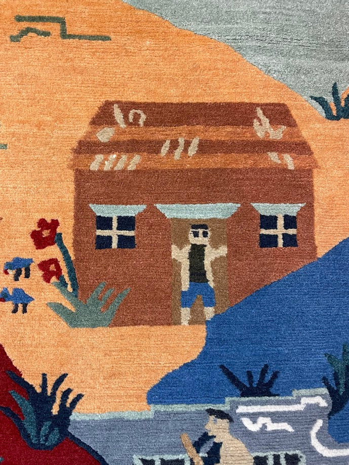 Tibetan Village 4'0 x 6'0