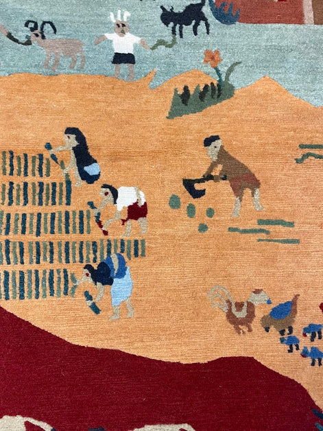 Tibetan Village 4'0 x 6'0
