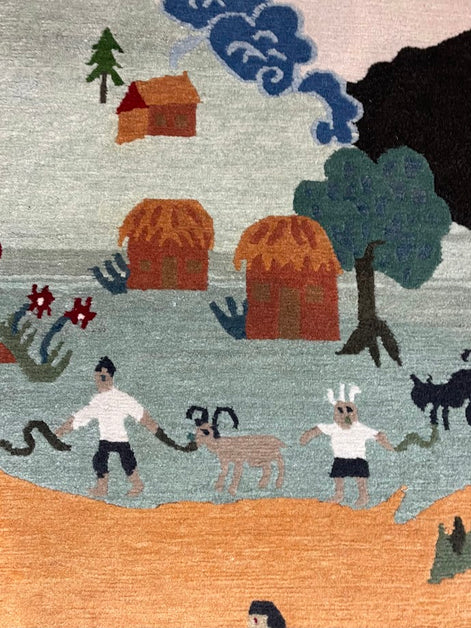 Tibetan Village 4'0 x 6'0