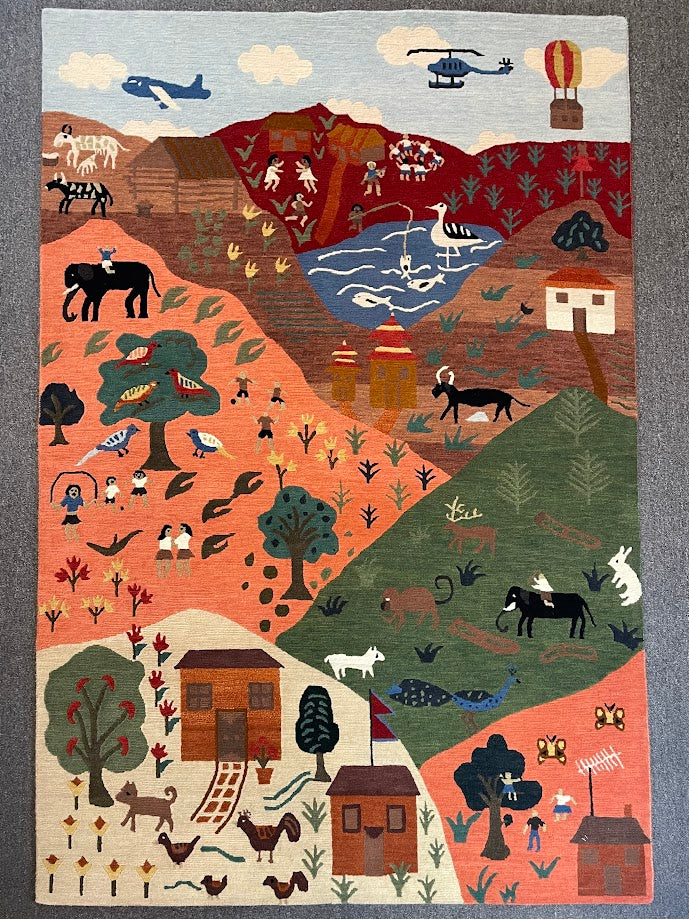Tibetan Village 4'0 x 6'1