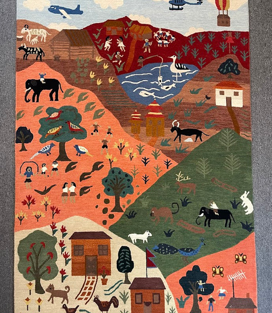 Tibetan Village 4'0 x 6'1
