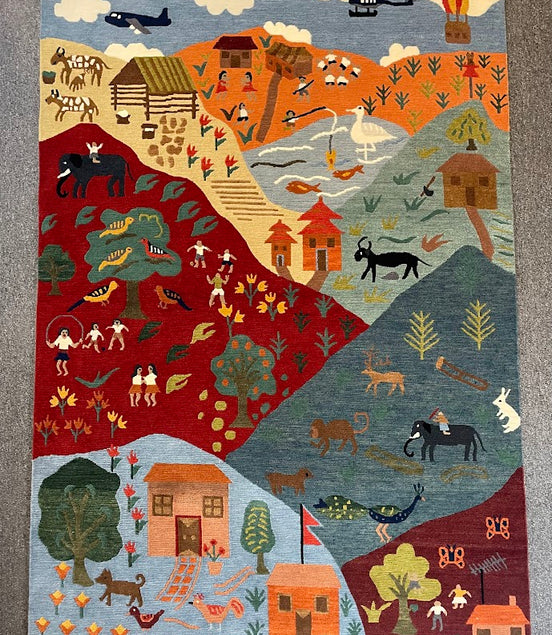 Tibetan Village 4'0 x 6'0