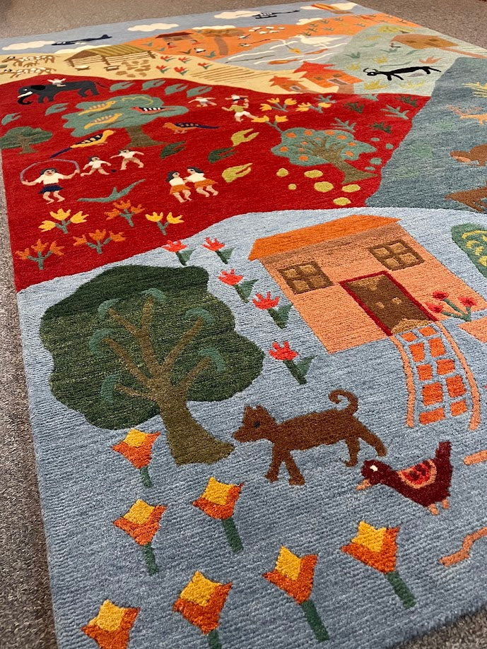 Tibetan Village 4'0 x 6'0