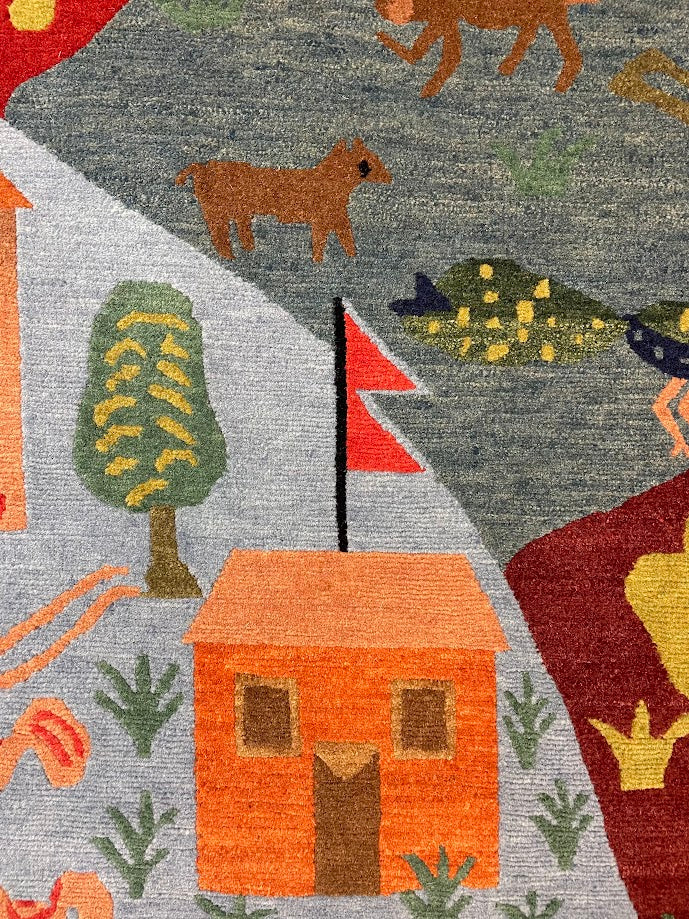 Tibetan Village 4'0 x 6'0