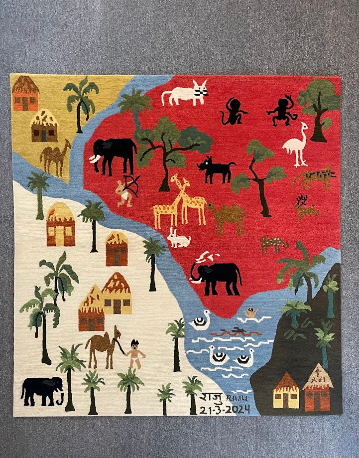 Tibetan Village 4'1 x 4'2