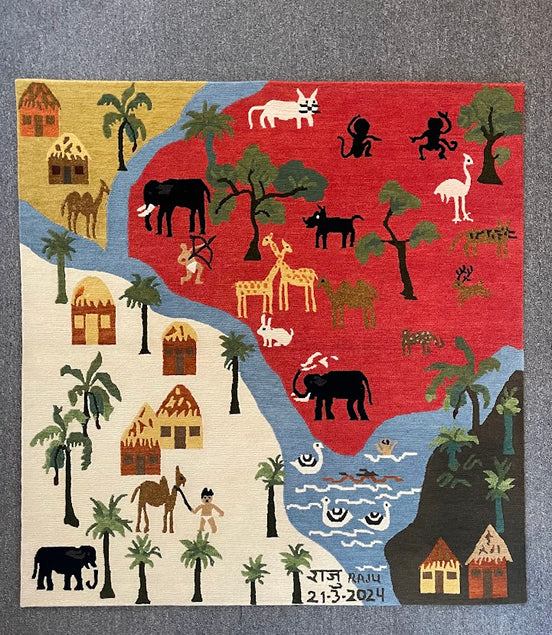 Tibetan Village 4'1 x 4'2