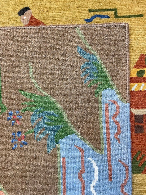 Tibetan Village 4'1 x6'1