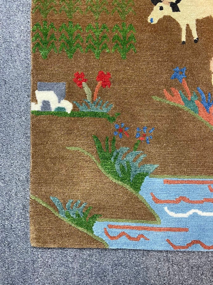Tibetan Village 4'1 x6'1