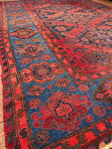 Antique Caucasian Sumak 9'0 x 12'8
