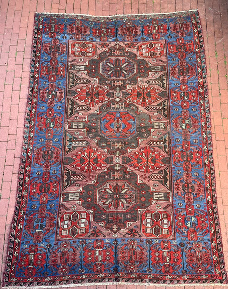 Antique Caucasian Sumak 7'7 x 11'10