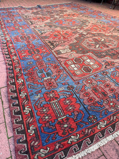 Antique Caucasian Sumak 7'7 x 11'10