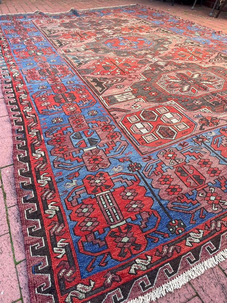 Antique Caucasian Sumak 7'7 x 11'10