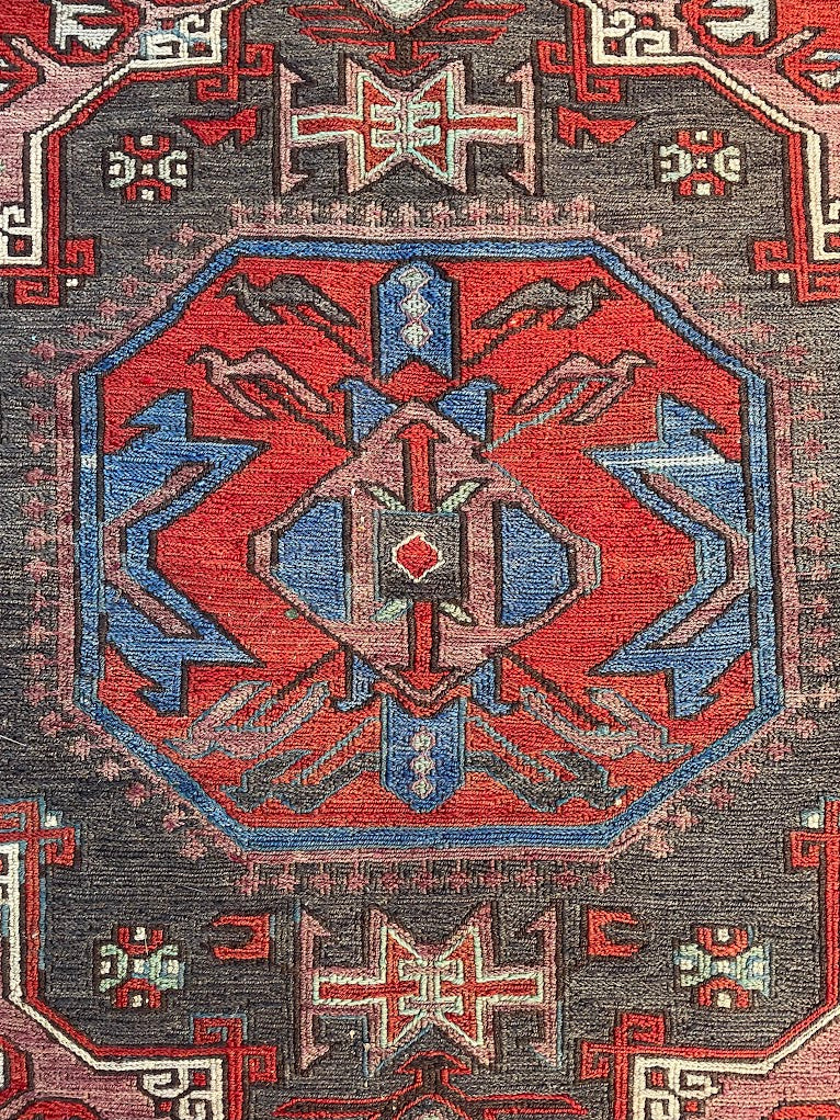 Antique Caucasian Sumak 7'7 x 11'10