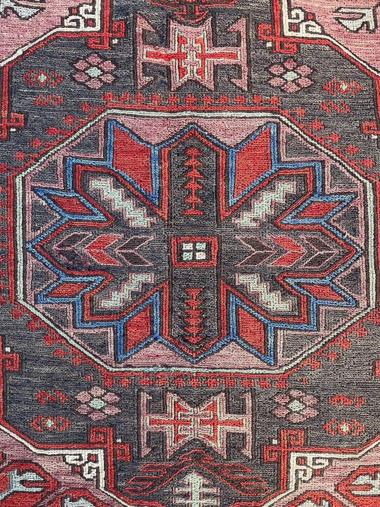 Antique Caucasian Sumak 7'7 x 11'10