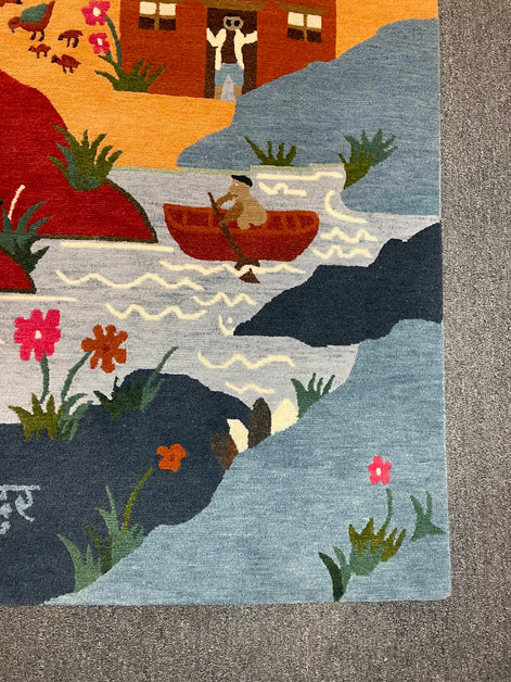 Tibetan Village 5'1 x 7'1