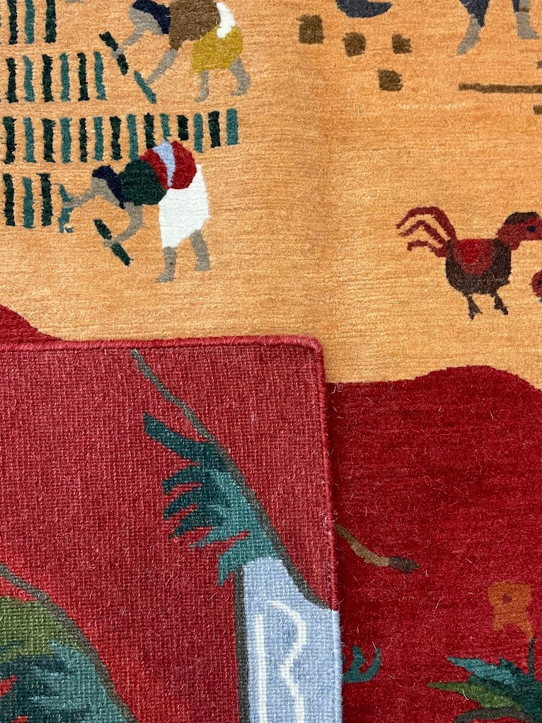 Tibetan Village 5'1 x 7'1