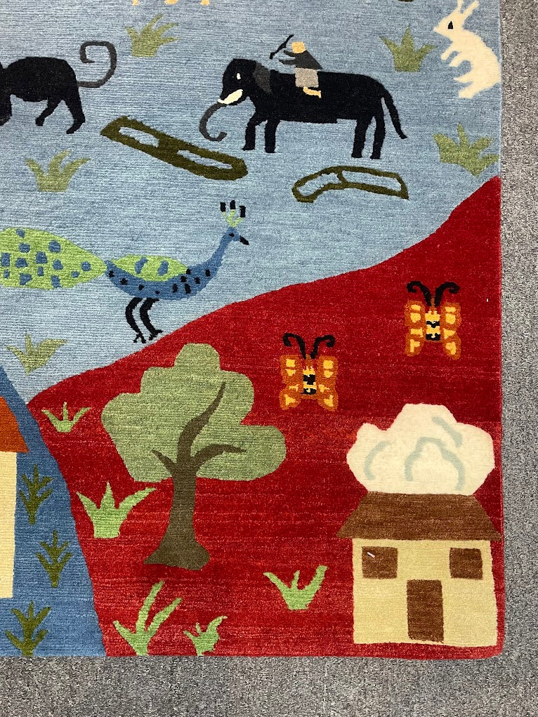 Tibetan Village 5'0 x 7'1