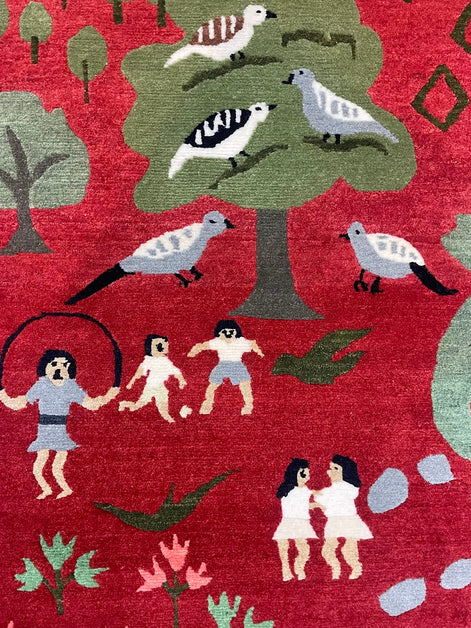 Tibetan Village 5'0 x 7'1