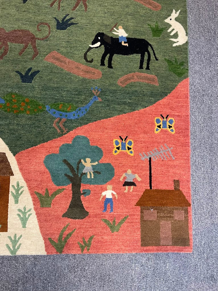 Tibetan Village 5'1 x 7'1