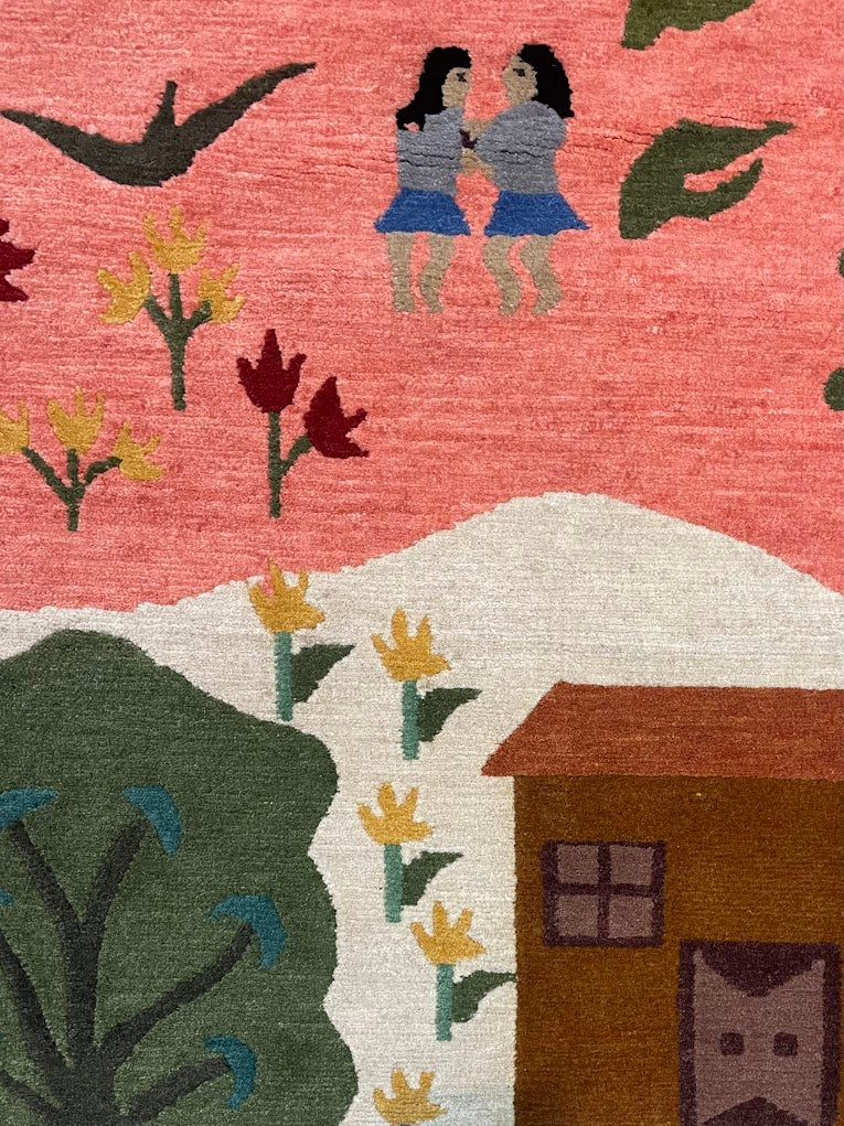 Tibetan Village 5'1 x 7'1