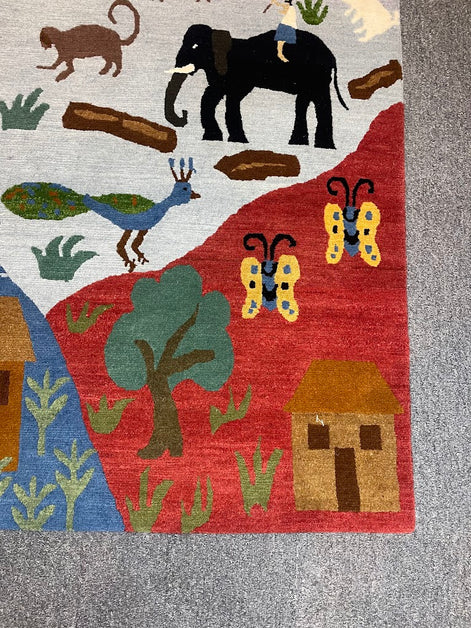 Tibetan Village 5'0 x 7'1