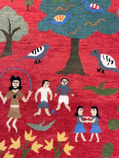 Tibetan Village 5'0 x 7'1