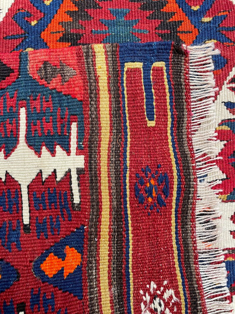 Turkish Fethiye Kilim 5'2 x 11'1