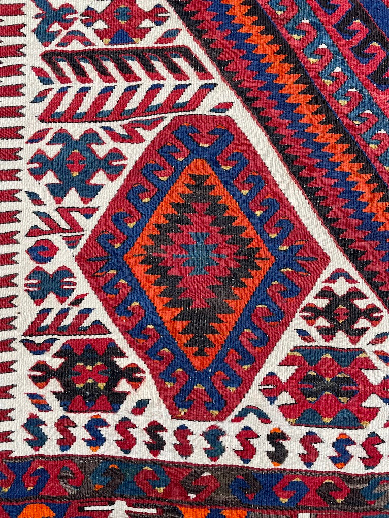 Turkish Fethiye Kilim 5'2 x 11'1