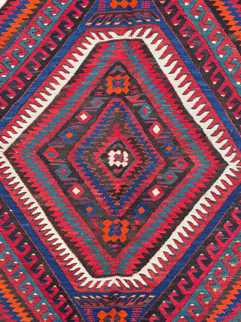 Turkish Fethiye Kilim 5'2 x 11'1
