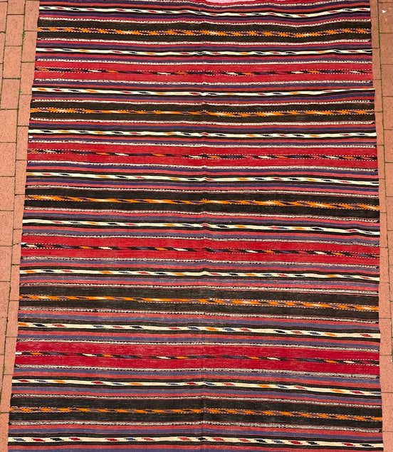 Caucasian Shirvan Kilim 6'4 x 9'0