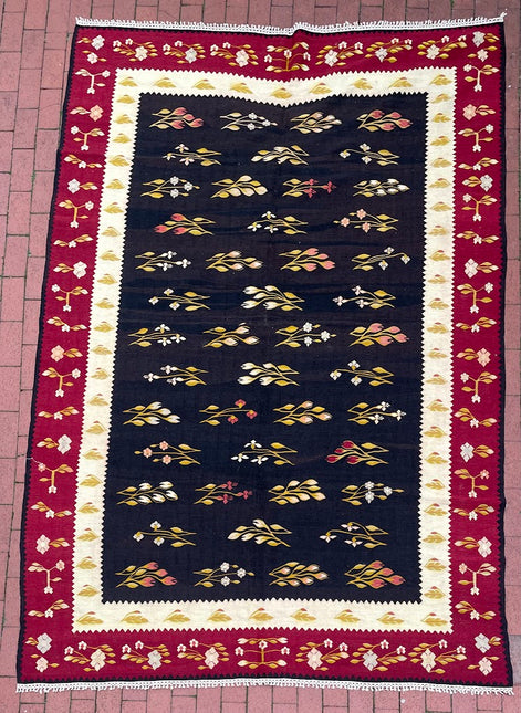 Ukranian Floral Kilim 6'6 x 9'9
