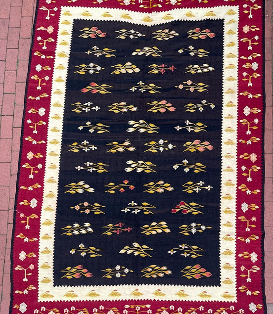 Ukranian Floral Kilim 6'6 x 9'9