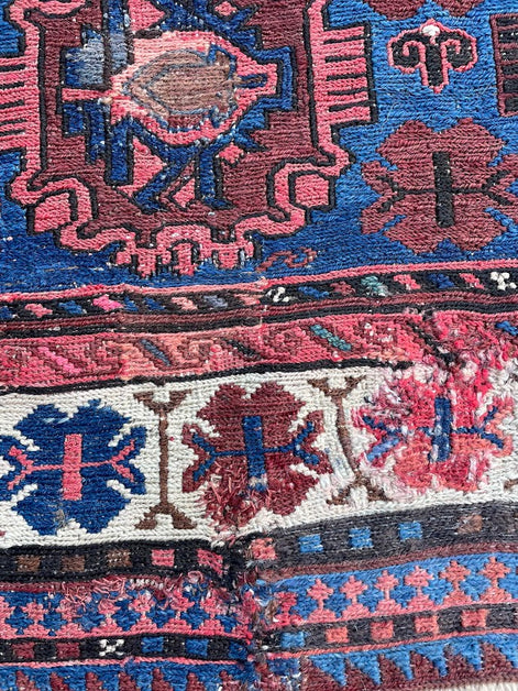 Antique Caucasian Sumak 4'10 x 8'7