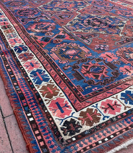 Antique Caucasian Sumak 4'10 x 8'7