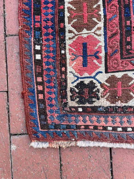 Antique Caucasian Sumak 4'10 x 8'7
