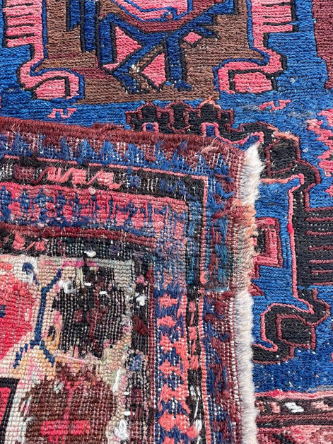 Antique Caucasian Sumak 4'10 x 8'7