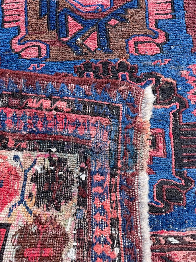 Antique Caucasian Sumak 4'10 x 8'7