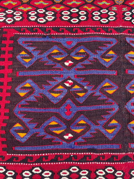 Turkish Esme Dowry Kilim 7'5 x 14'3