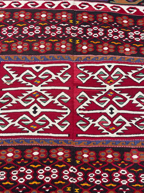 Turkish Esme Dowry Kilim 7'5 x 14'3