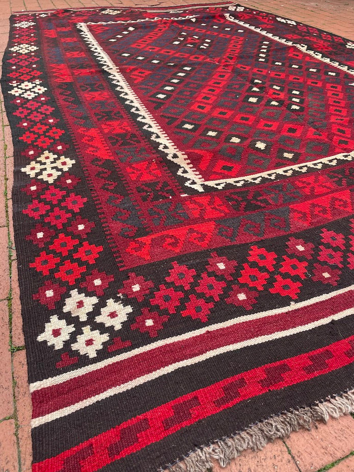 Afghan Maimana Kilim 5'9 x 9'6