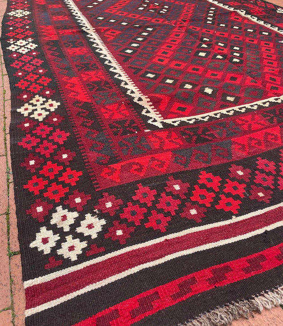 Afghan Maimana Kilim 5'9 x 9'6