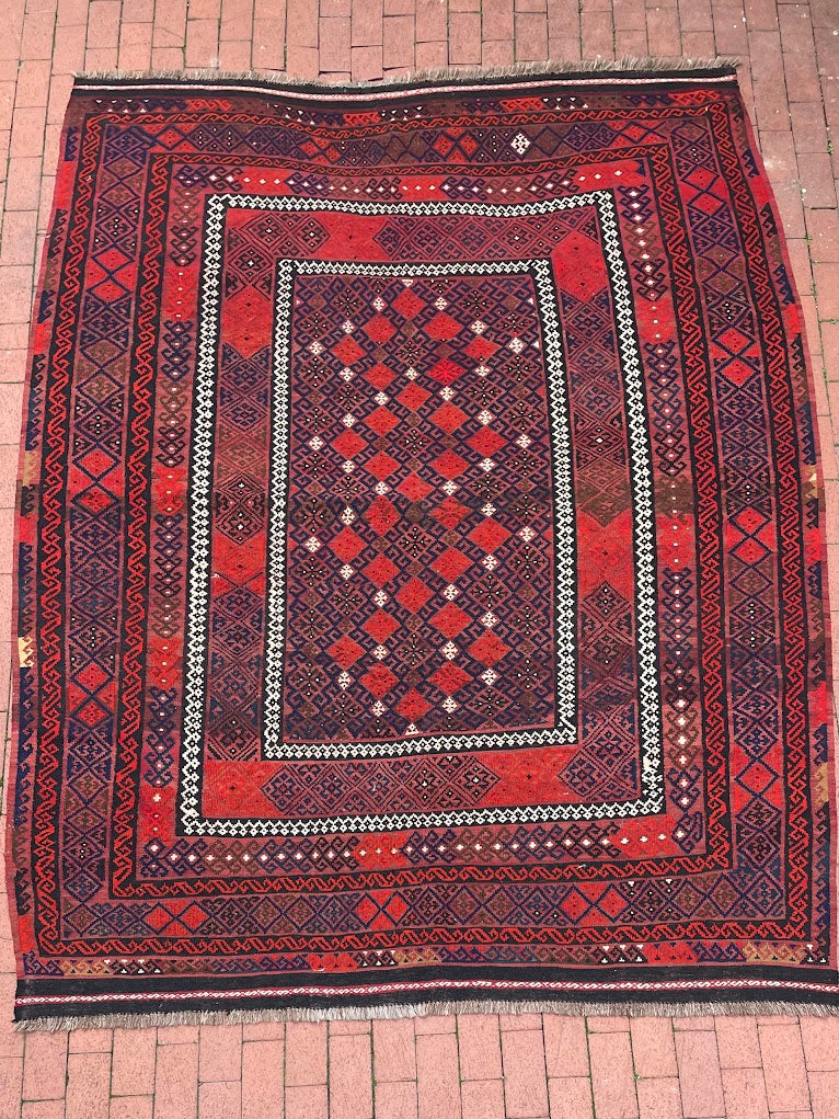 Afghan Maimana Kilim 6'11 x 9'7