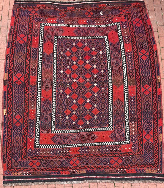 Afghan Maimana Kilim 6'11 x 9'7