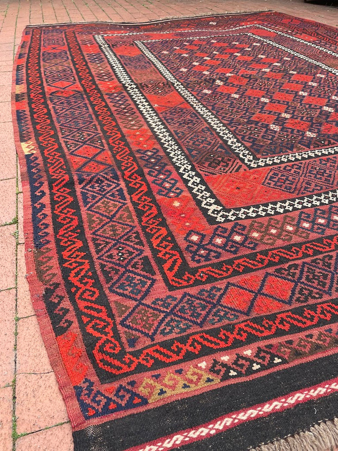 Afghan Maimana Kilim 6'11 x 9'7