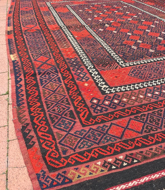 Afghan Maimana Kilim 6'11 x 9'7