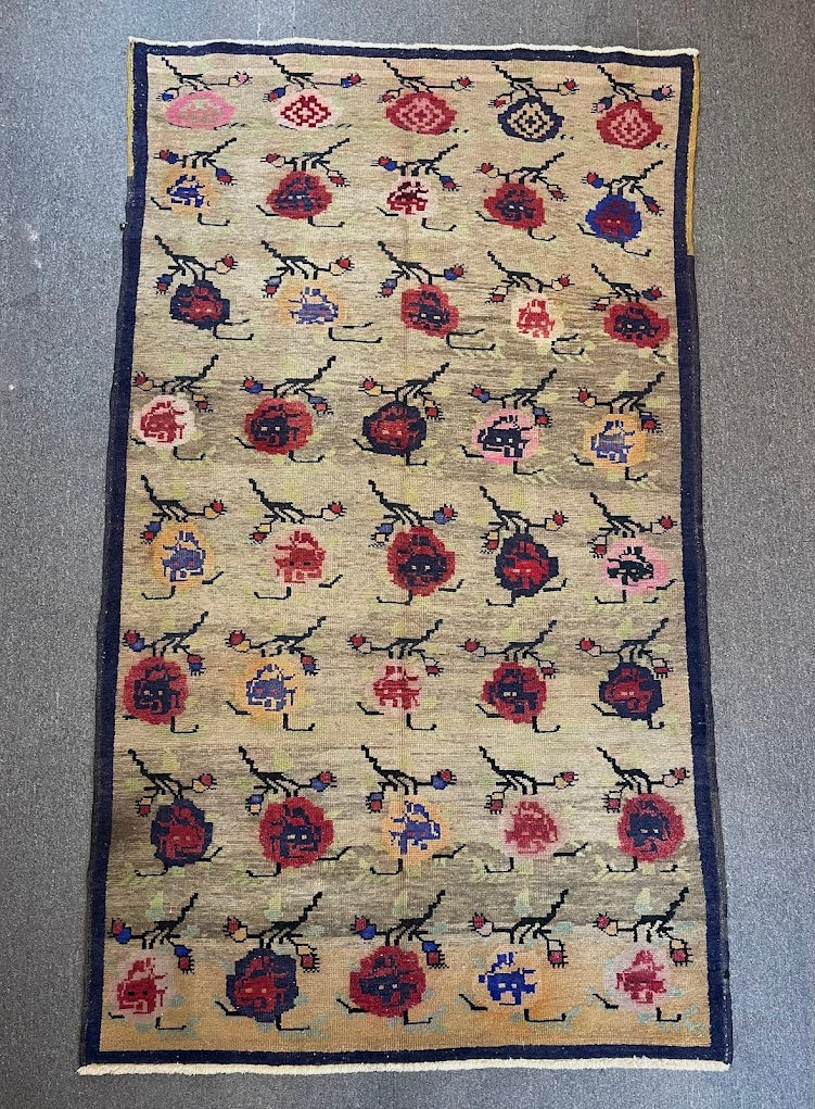 Turkish Abstract Floral 4'6 x 7'10