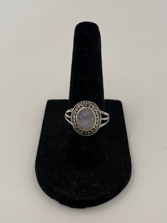 Moonstone Silver Ring