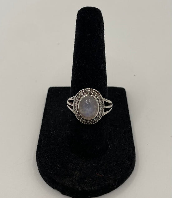 Moonstone Silver Ring