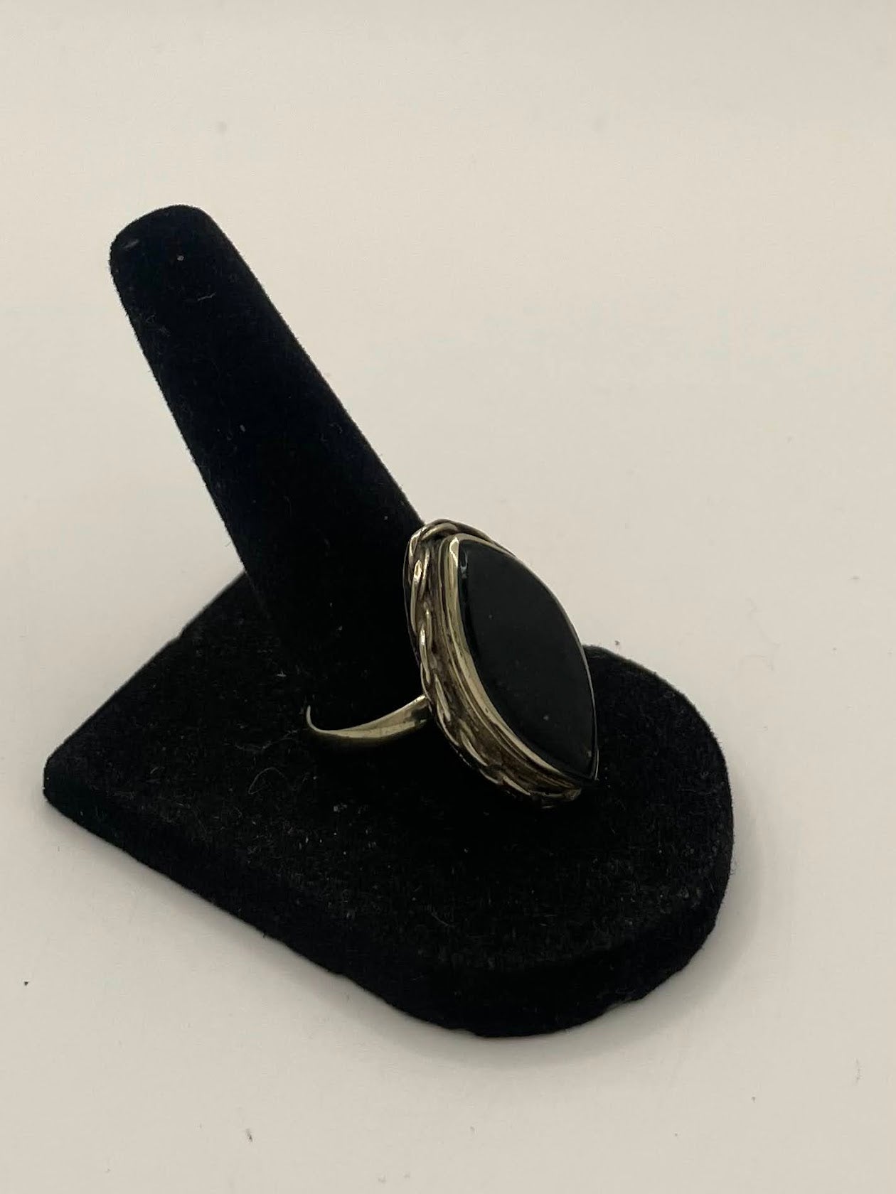 Antique Afghan Onyx Silver Ring